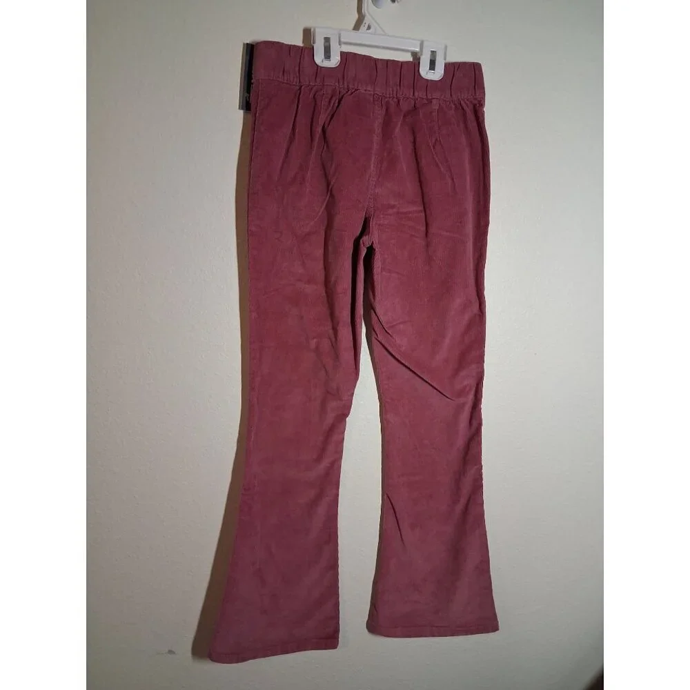 NWT OshKosh B'Gosh Corduroy Pants Flare Leg Retro Y2K 90s Pink Girls Size 14
